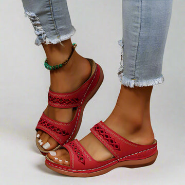 Sandales orthopédiques confortables ComfortStep pour femmes | Respirant | Semelle intérieure de soutien | Parfait pour tous les jours