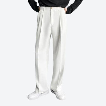 NobleFit Hochbund Wollhose für Herren | Luxus | Formelle Winterhose | Klassisch & Elegant