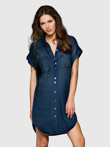 Robe en jean élégante DenimGlam | Confort et style | Mode intemporelle pour femme | Parfait pour toutes les occasions