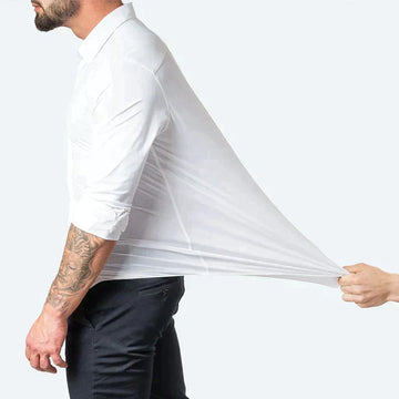 Sylara Superstretch Hemd für Herren | Bequem | Flexibles Design für den Alltag & Büro
