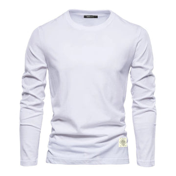 Zarielle Klassisches Langärmeliges T-Shirt für Herren | Vielseitig & Bequem