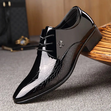 Saphyra Elegant Oxford Shoes for Men | Premium Leather | Non-Slip Sole | Perfect for Business & Occasions