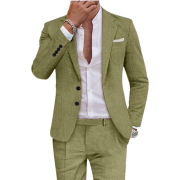 LinoElite Herren Anzug | Elegantes Leinen für Business & Feierliche Anlässe