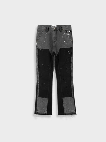 DenimVibe Vintage Herren Jeans | Patched Design | Modern Look | Hoher Tragekomfort