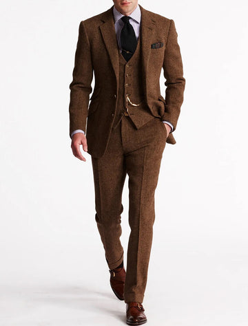 Franklin 3-teiliges Business Set für Herren | Blazer, Weste & Hose | Elegantes, Zeitloses Design