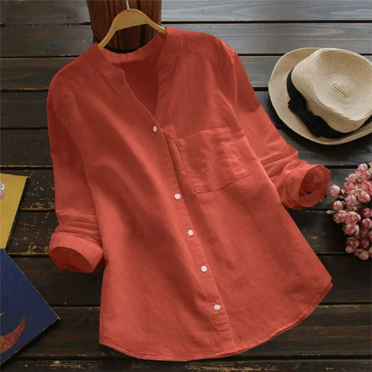 Chemise décontractée pour homme LinenFlex | Mélange lin-coton | Respirant | Léger et confortable