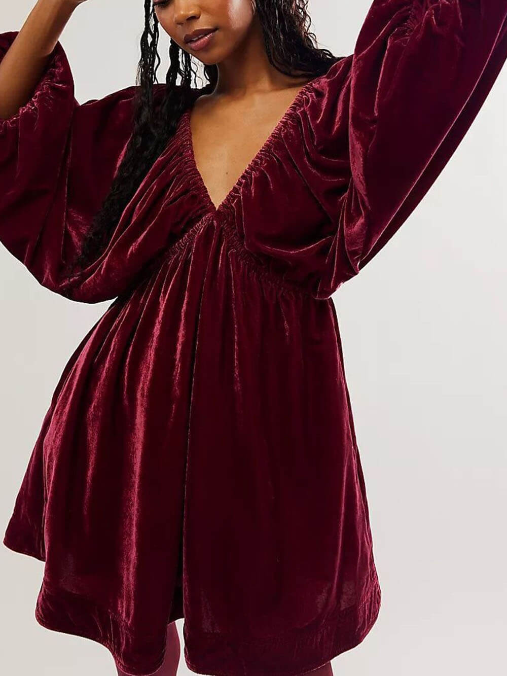Xavendra velvet mini dress for women | Seductive look | Perfect for elegant evening events