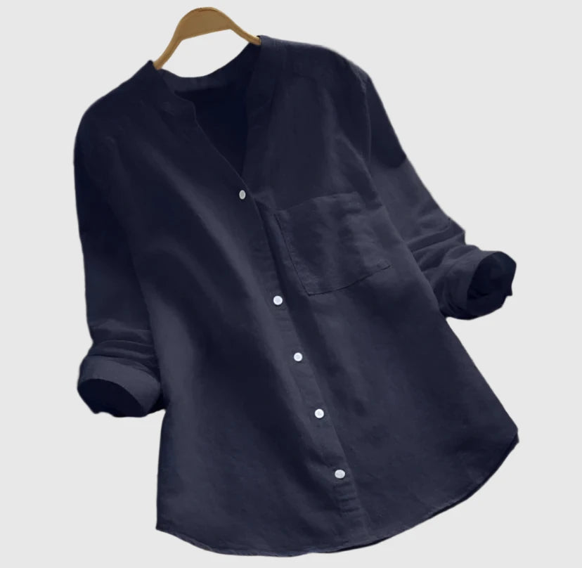 Chemisier élégant ZaraBelle pour femme | Printemps et été | Élégance décontractée | Look bureau et loisirs