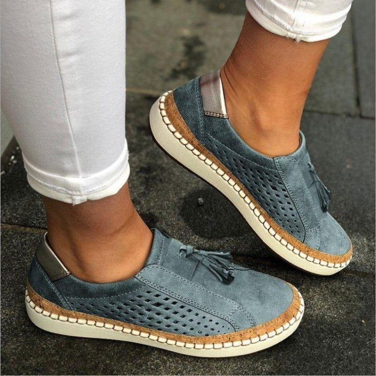 Selthira Breathable Orthopedic Slip-Ons for Women | Comfortable | Relief from Foot Pressure | Ideal for Everyday Wear