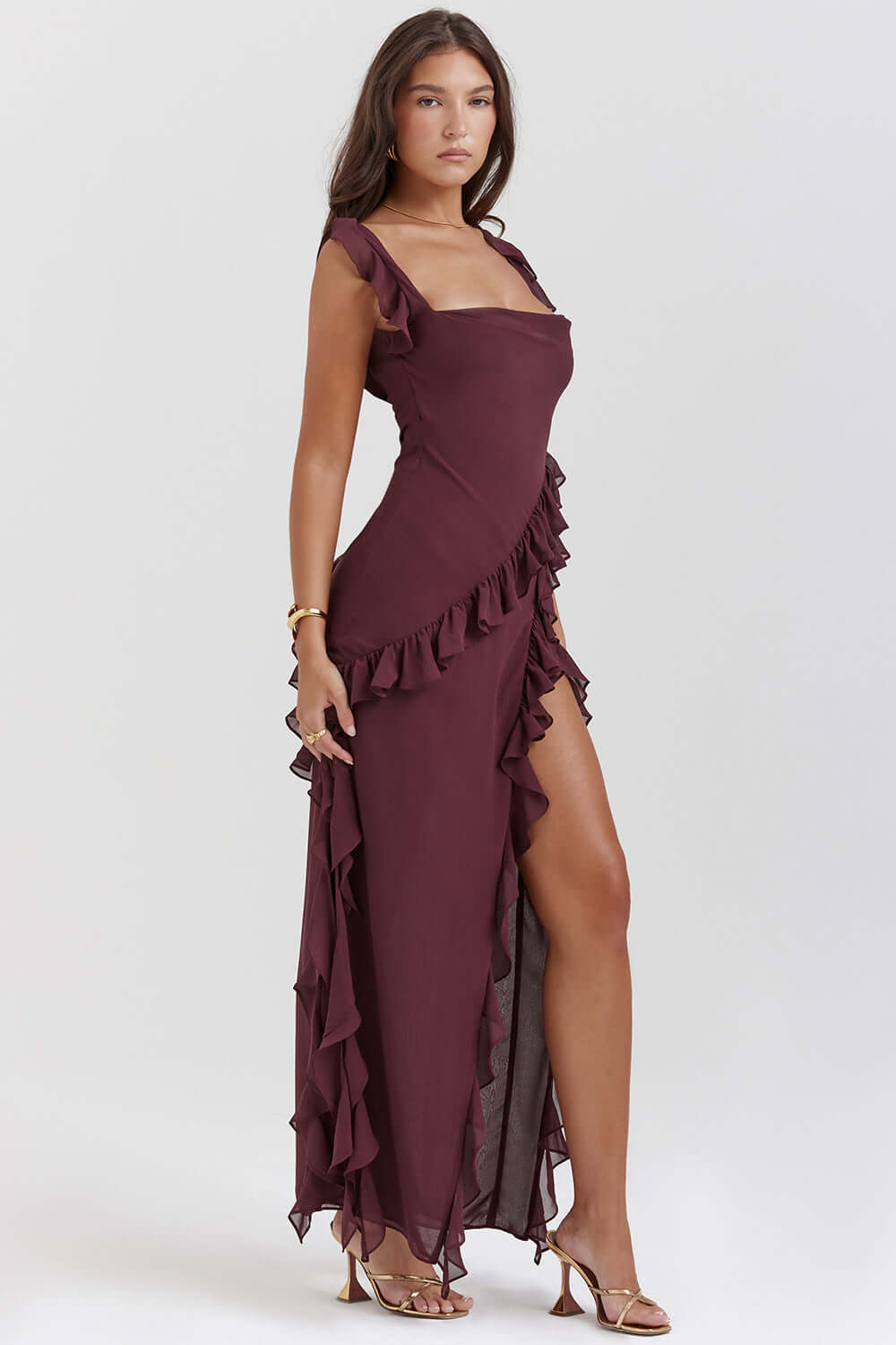 Rosalyn Elegant Midi Dress | Feminine Cut | Comfortable &amp; Stylish | Perfect for Everyday Wear &amp; Events 