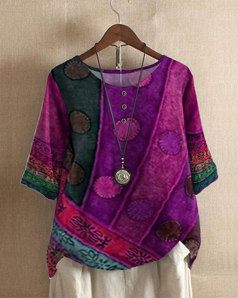 Nalirae Casual Half-Sleeve Top | Comfortable | Light &amp; Airy for Summer