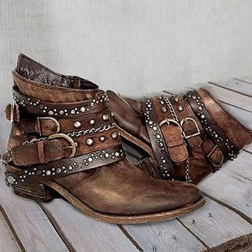 Ilanael vintage boots for women | Fashionable &amp; robust | Perfect for autumn