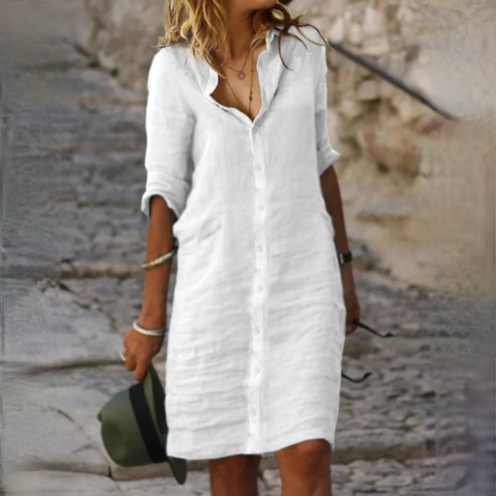 Elvirael Stylish Casual Dress | Elegance &amp; Comfort