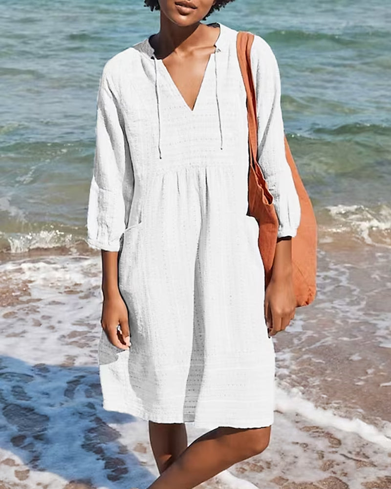 Robe d'été légère Torena pour femme | Aéré et confortable | Parfait pour les vacances et la vie quotidienne 