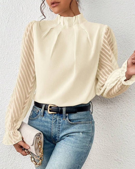 Haut à manches longues CoastalEase – aéré, confortable et élégant dans un style côtier chic