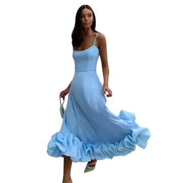 Ravelle Elegant Women's Midi Dress | Boho Chic | Unique Cut | Perfect for Summer &amp; Leisure
