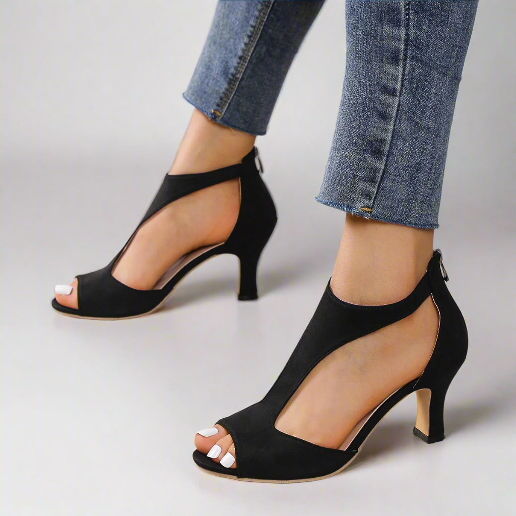 Sandales à talons pour femmes GlamStep | Bouts ouverts | Élégance et confort pour chaque occasion
