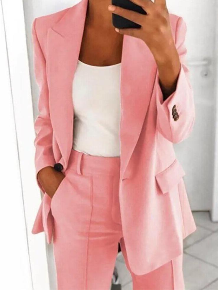 Costume 2 pièces pour femme EveLaure Premium | Élégant et confortable | Design élégant pour le bureau et les loisirs