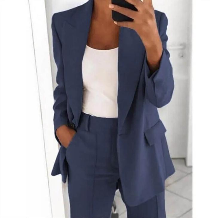 Costume 2 pièces pour femme EveLaure Premium | Élégant et confortable | Design élégant pour le bureau et les loisirs