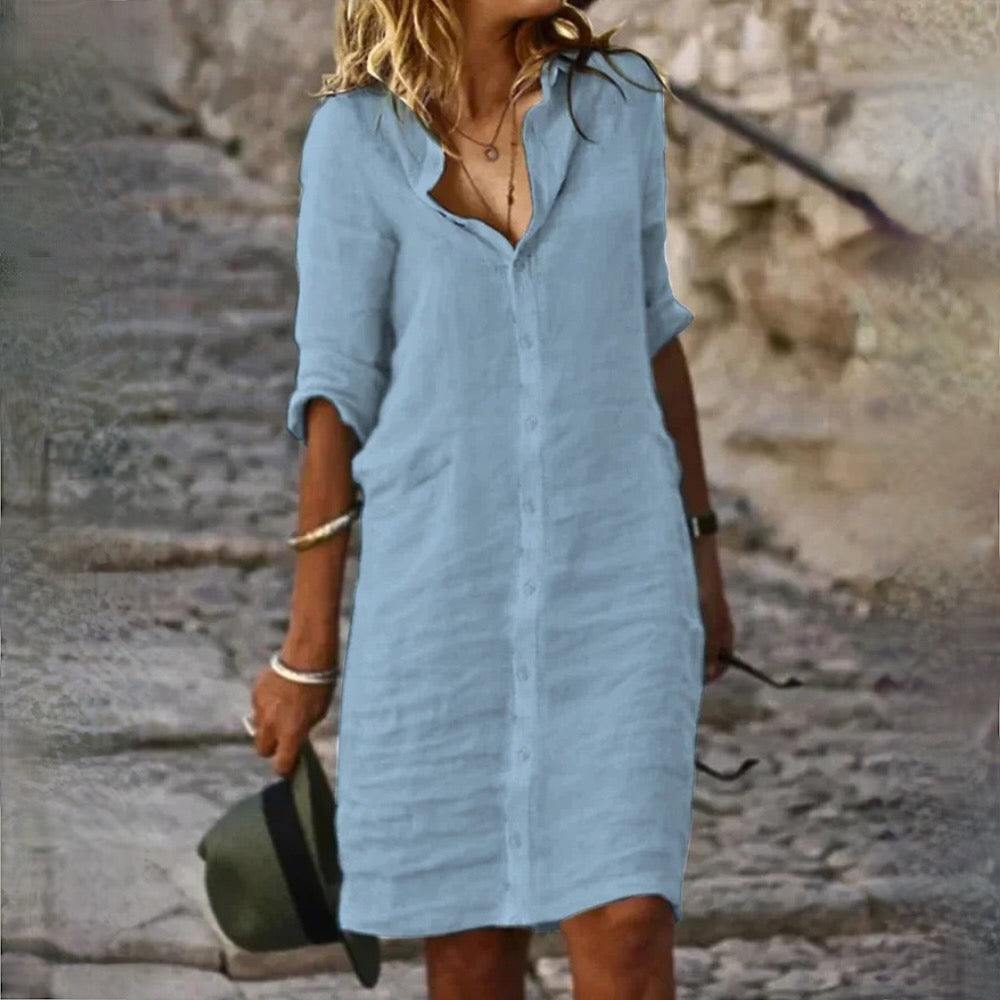 Elvirael Stylish Casual Dress | Elegance &amp; Comfort