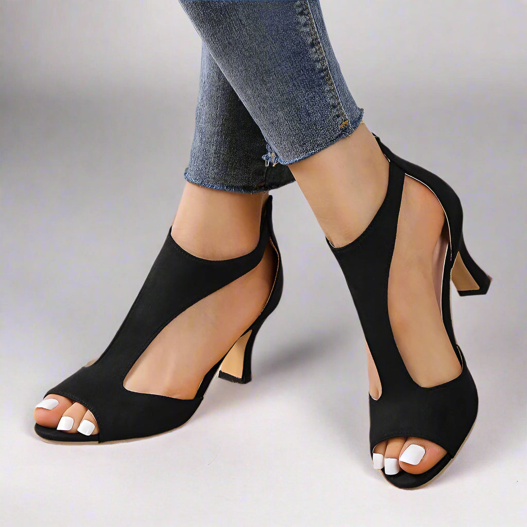 Sandales à talons pour femmes GlamStep | Bouts ouverts | Élégance et confort pour chaque occasion