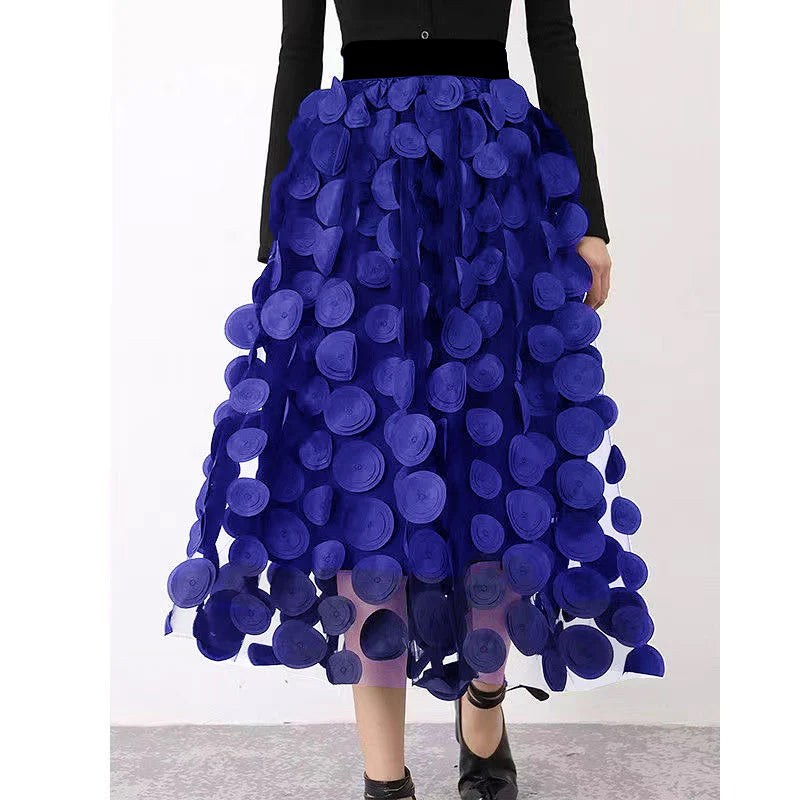 TulleViva Patchwork Tulle Skirt | Airy &amp; Elegant | Maxi Skirt for the Style Conscious