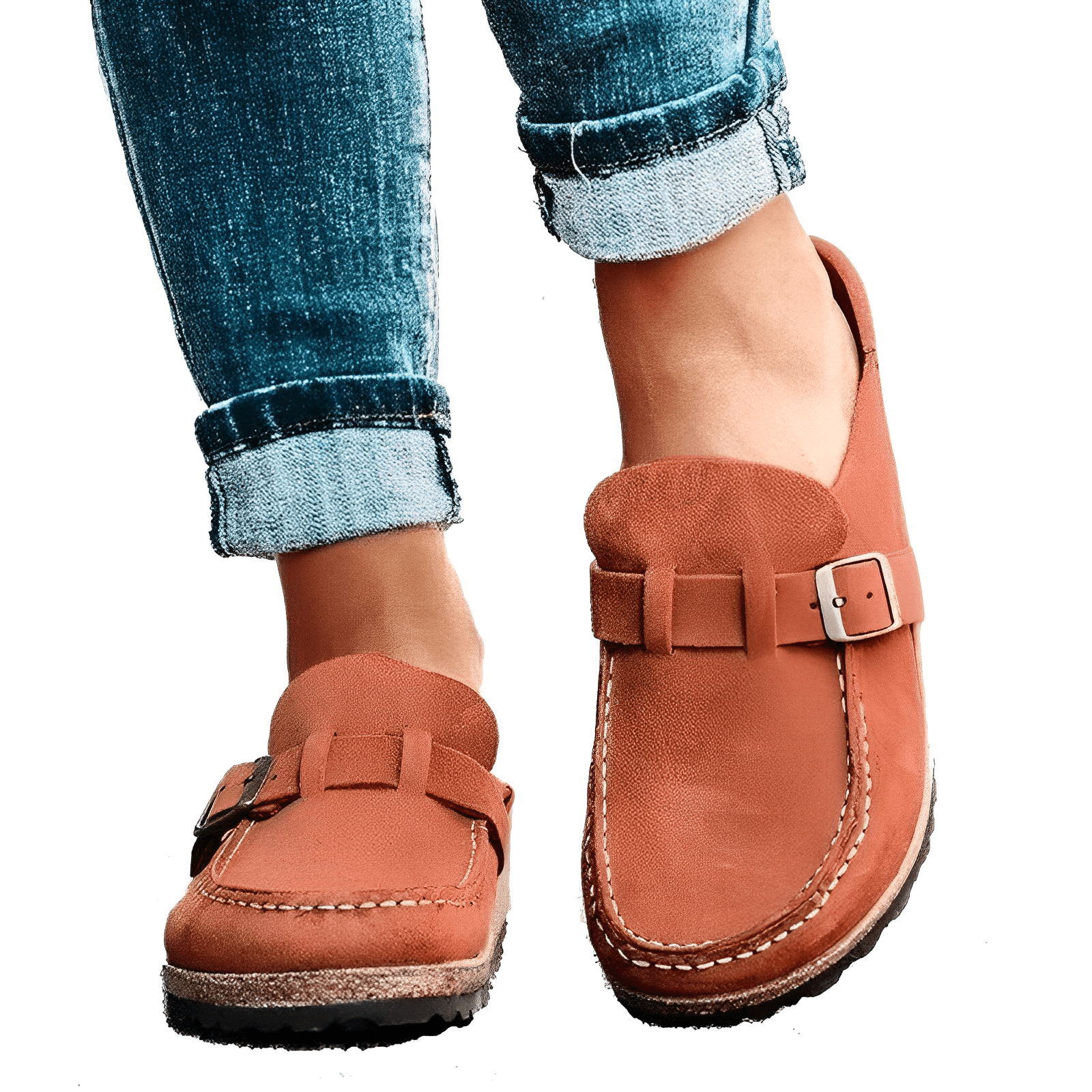 Elegancia Damen Leder-Mules | Vintage Stil | Bequem & Vielseitig | Perfekt für Alltag & Events