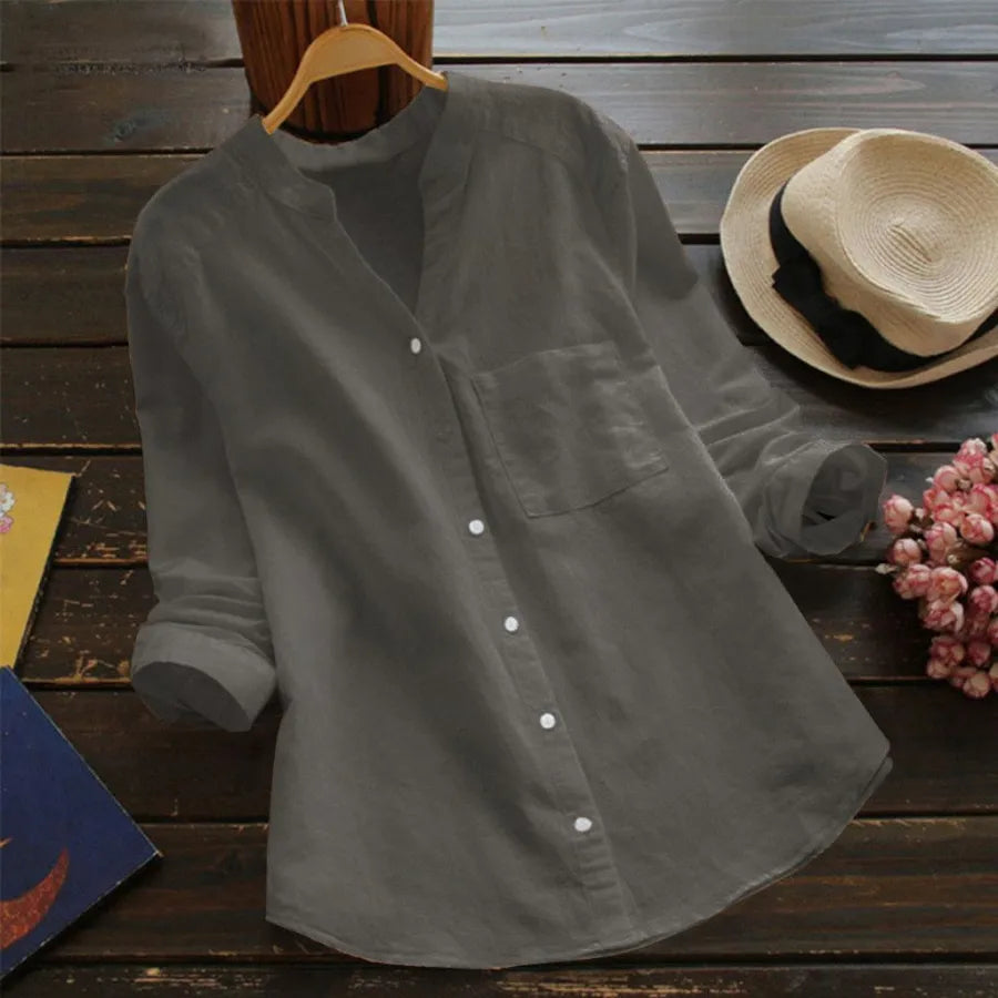 Chemise décontractée pour homme LinenFlex | Mélange lin-coton | Respirant | Léger et confortable