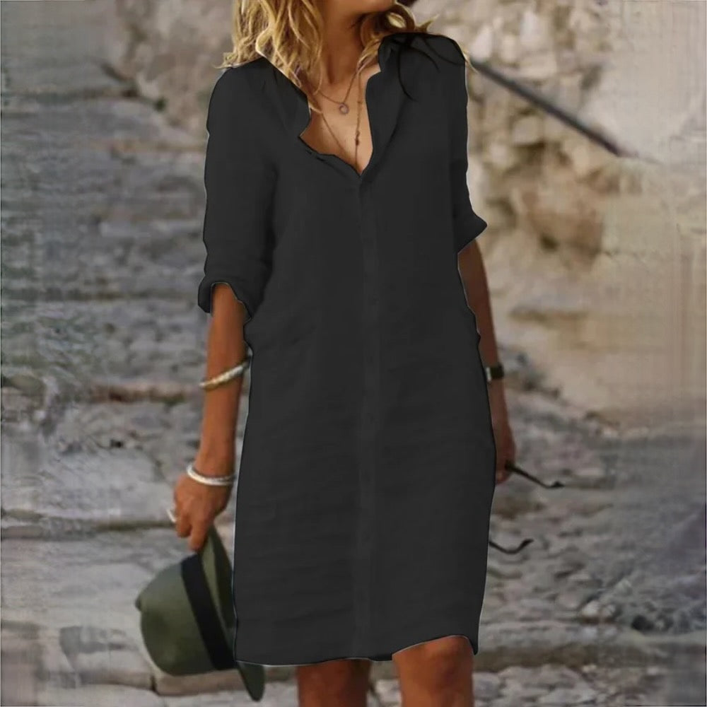 Elvirael Stylish Casual Dress | Elegance &amp; Comfort