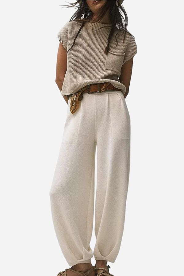 AmaraStyle Elegantes 2-Teiliges Damen Set | Stilvoll & Bequem | Ideal für Alltag & besondere Anlässe