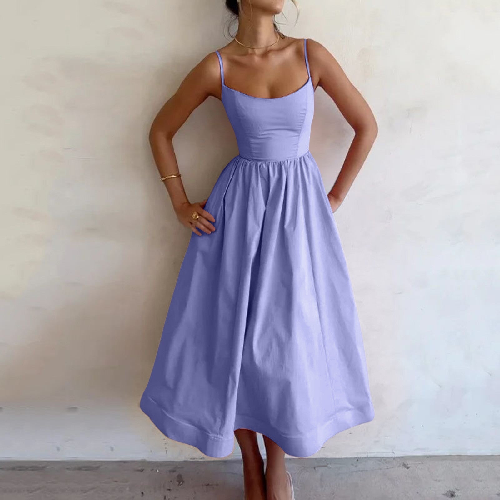 Aveline Sommer Eleganz Kleid | Leicht & Luftig für Stilvolle Tage