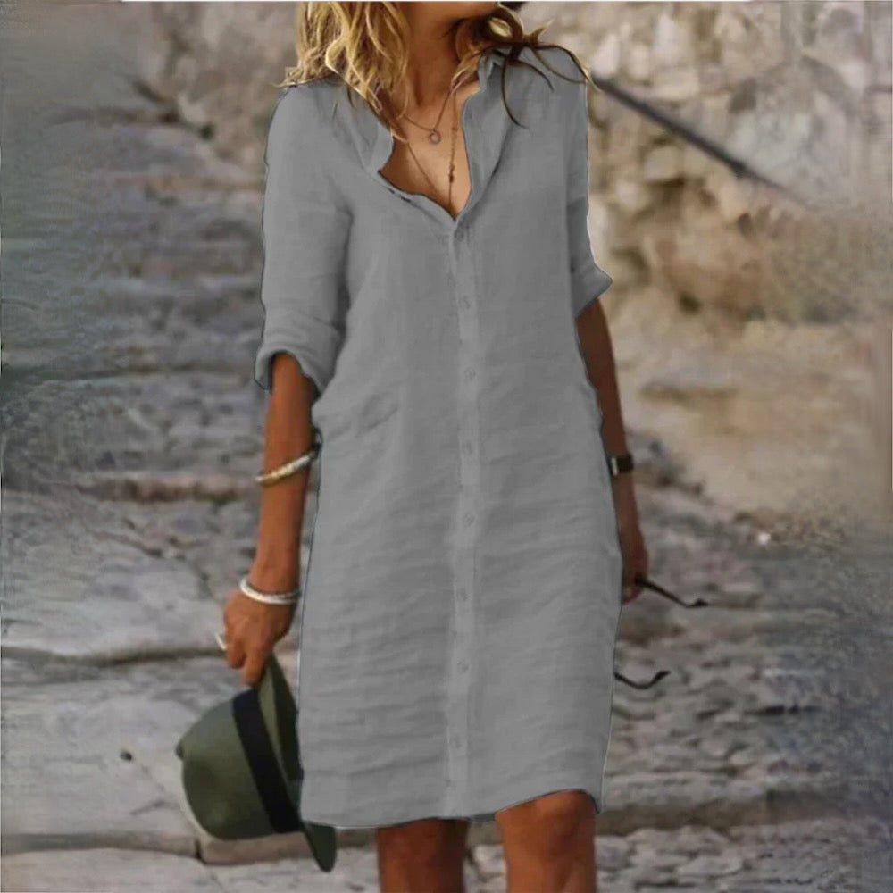 Elvirael Stylish Casual Dress | Elegance &amp; Comfort