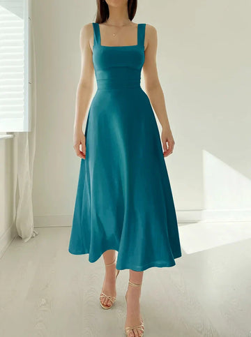 Elandra - Robe courte élégante coupe slim | Bretelles épaisses | Look d'été | Élégant et confortable pour les journées chaudes 