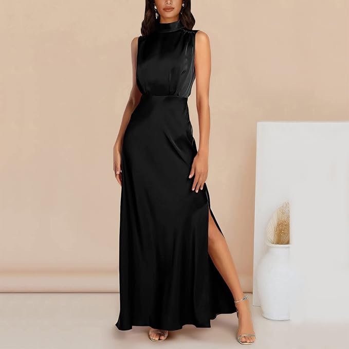 Robe longue élégante Hannelora pour femme | Parfait pour les occasions spéciales