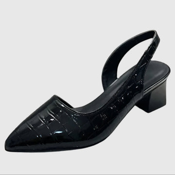 Pompes orthopédiques Croco VeloraStep | Confort et style toute la journée | Des escarpins confortables pour le travail et les loisirs