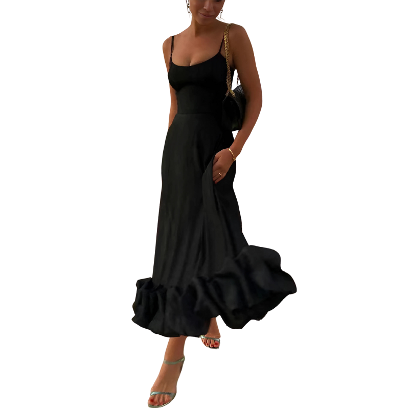 Ravelle Elegant Women's Midi Dress | Boho Chic | Unique Cut | Perfect for Summer &amp; Leisure