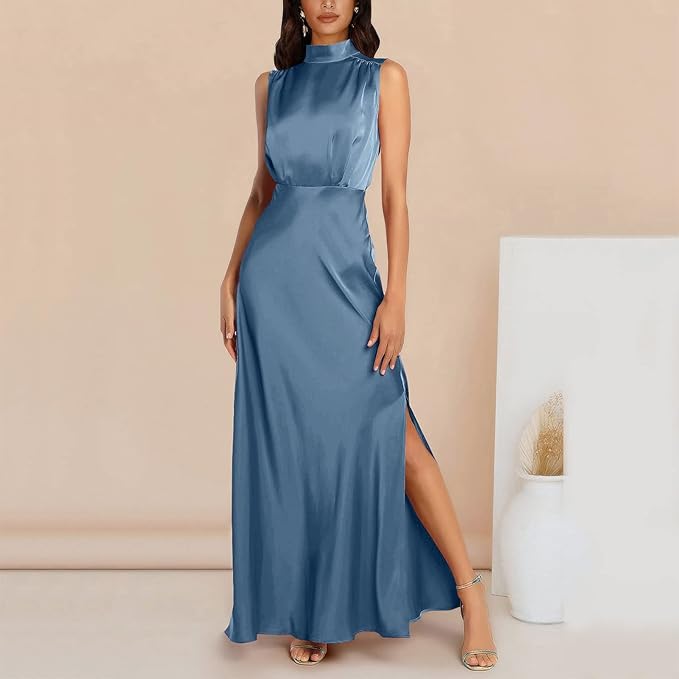 Robe longue élégante Hannelora pour femme | Parfait pour les occasions spéciales