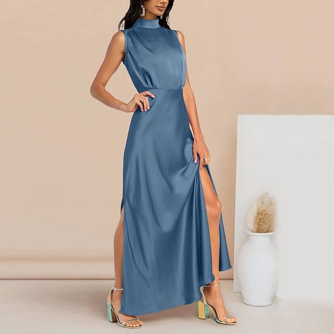 Robe longue élégante Hannelora pour femme | Parfait pour les occasions spéciales