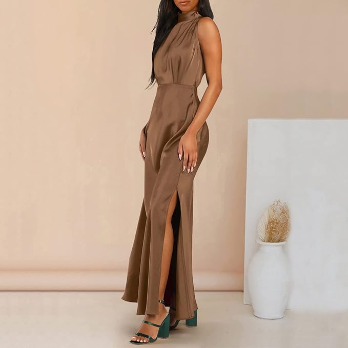 Robe longue élégante Hannelora pour femme | Parfait pour les occasions spéciales