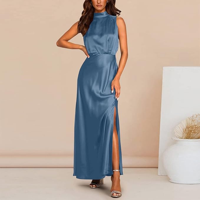 Robe longue élégante Hannelora pour femme | Parfait pour les occasions spéciales