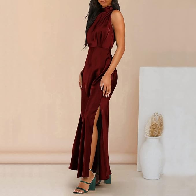 Robe longue élégante Hannelora pour femme | Parfait pour les occasions spéciales