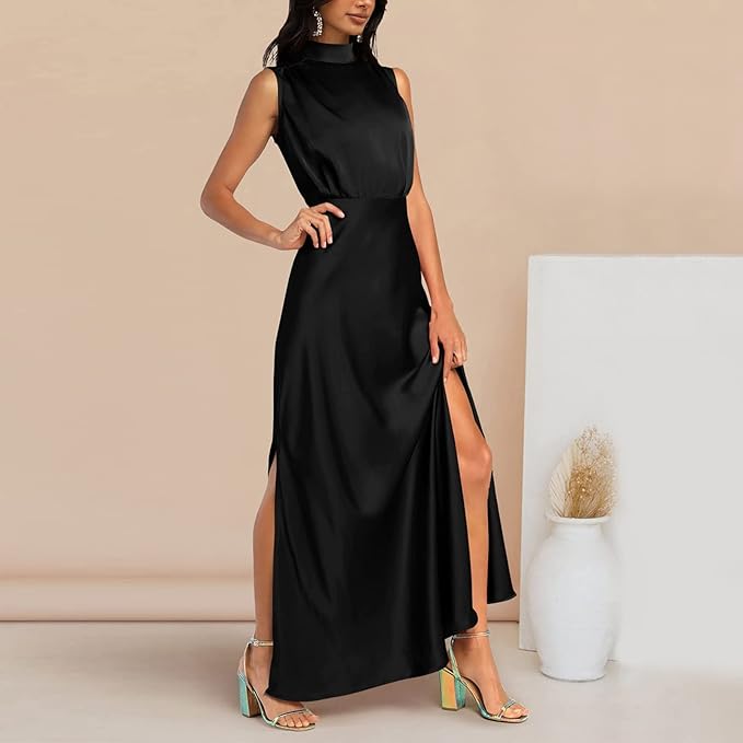 Robe longue élégante Hannelora pour femme | Parfait pour les occasions spéciales