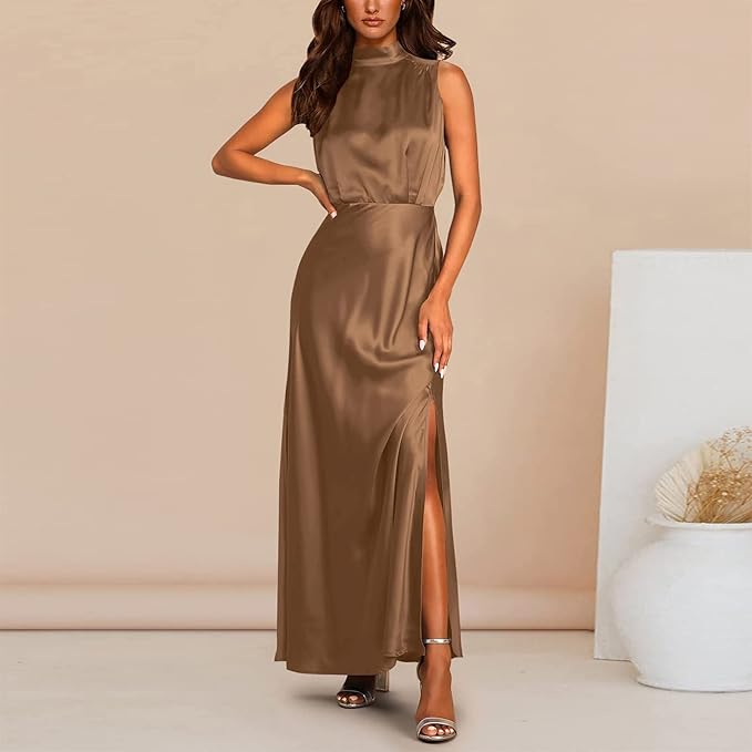 Robe longue élégante Hannelora pour femme | Parfait pour les occasions spéciales