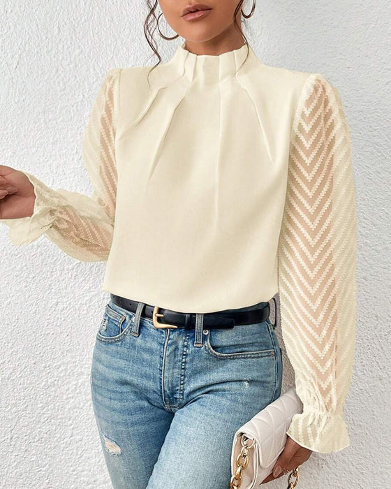 Haut à manches longues CoastalEase – aéré, confortable et élégant dans un style côtier chic