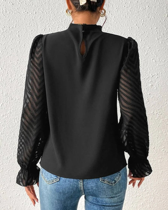 Haut à manches longues CoastalEase – aéré, confortable et élégant dans un style côtier chic