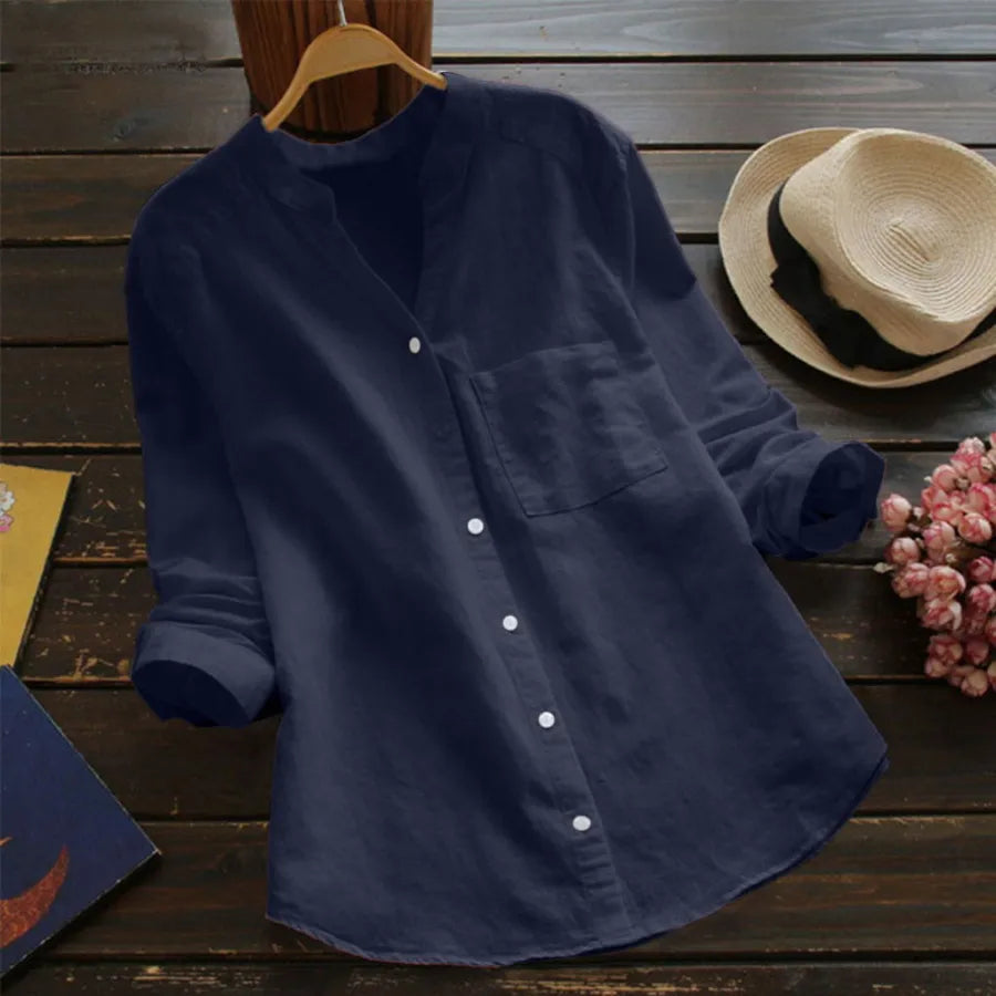 Chemise décontractée pour homme LinenFlex | Mélange lin-coton | Respirant | Léger et confortable