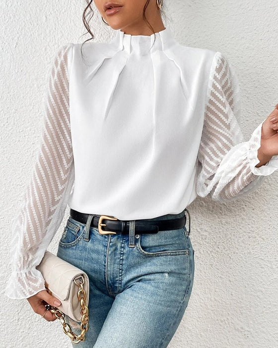 Haut à manches longues CoastalEase – aéré, confortable et élégant dans un style côtier chic