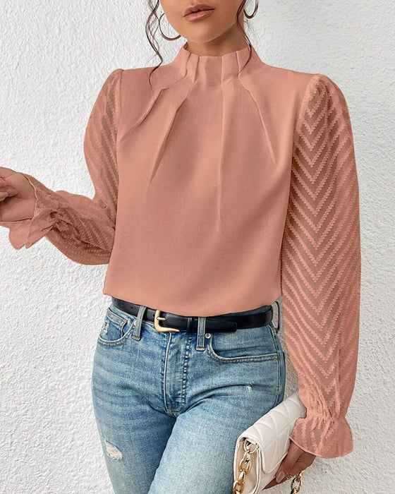 Haut à manches longues CoastalEase – aéré, confortable et élégant dans un style côtier chic
