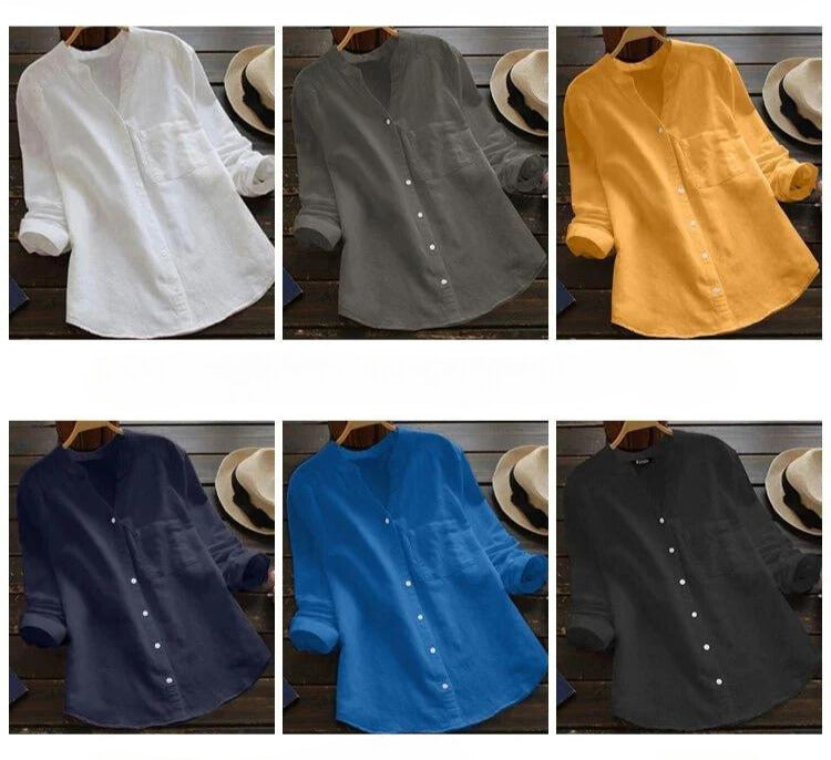 Chemise décontractée pour homme LinenFlex | Mélange lin-coton | Respirant | Léger et confortable