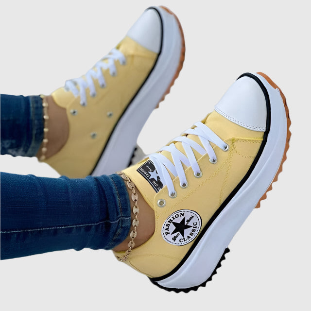 Baskets à plateforme pour femmes StrideLuxe | Élégant et confortable | Parfait pour les loisirs et le streetwear